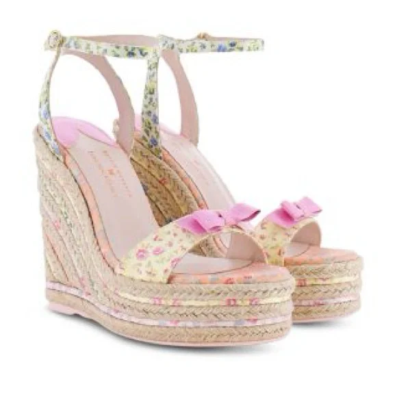 LoveShackFancy X Sophia Webster Lucita Wedges Espadrilles - Picture 1 of 10
